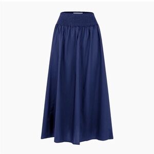 Hill House Home the Delphine Nap Skirt in Navy